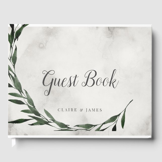 GÄSTEBUCH, Hochzeit "CLASSIC RUSTIC" Gästebuch (Vorderseite)