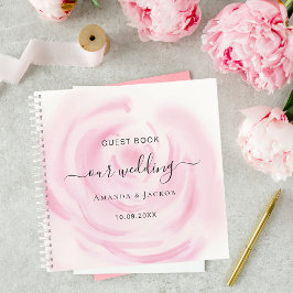 Gästebuch Hochzeit Rosa Rosa Blume Notizbuch