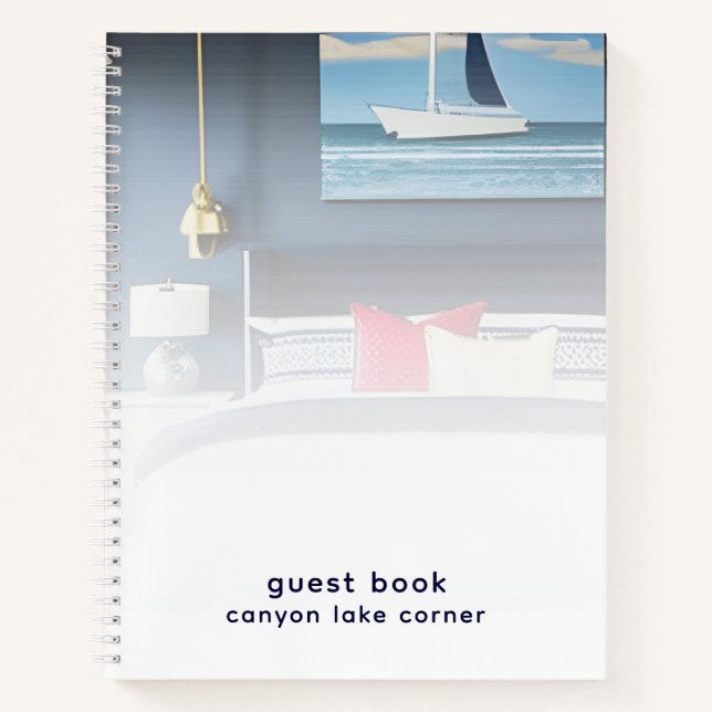 Gästebuch mit Foto Notizbuch (Vorderseite)