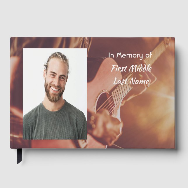 Gästebuch  Musiker Gitarrenmusik  (Vorderseite)