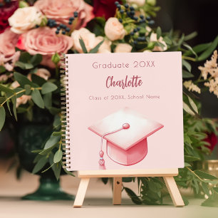 Gästebuch Rosa Graduierungsparty Notizbuch