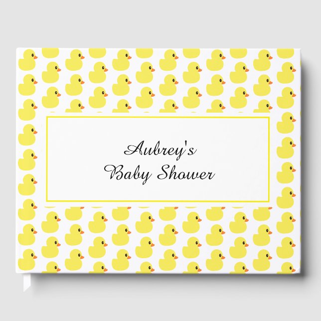 Gästebuch "Rubber Ducky" (Vorderseite)