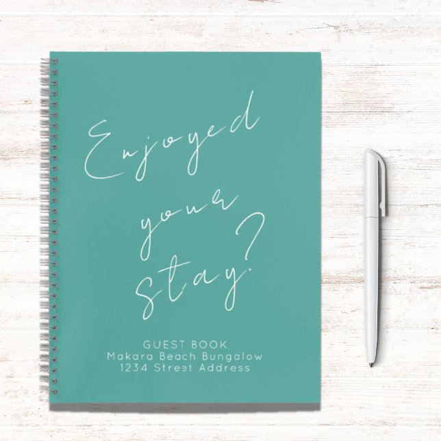 Gästebuch Turquoise Notizbuch (Von Creator hochgeladen)