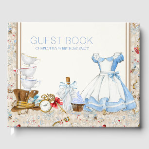 Gästebuch zur Alice-im-Wunderland-Geburtstagsfeier