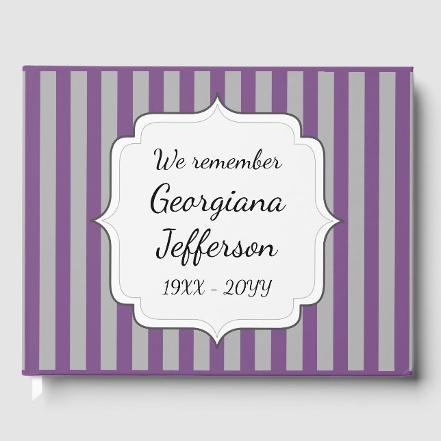 Gästebuch zur Beerdigung (Vorderseite)