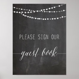 Gästebuchzeichen | Kalligrafie Poster