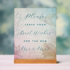 Gästekartenschild Hochzeit Acrylschild