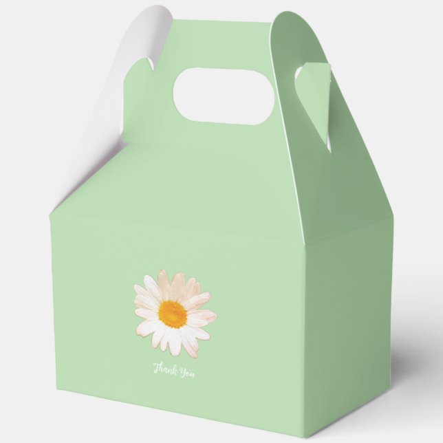 Gästetasse mit Gänseblumenmotiv – Sommerliche Bota Geschenkschachtel (Vorderseite)