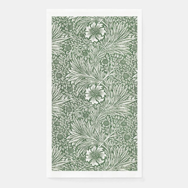 GÄSTETOWEL : WILLIAM MORRIS : MARIGOLS SERVIETTE (Vorderseite)