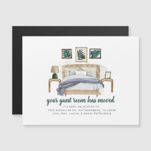Gästezimmer Moved Boho Chic Schlafzimmer Moving Ad Magnetkarte