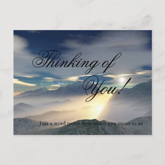 Gastfreundlichkeit: Denken Sie an Sie! Postkarte (Vorderseite)