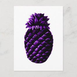 Gastfreundschaft Ananas Lila MUSEUM Zazzle Gif Postkarte