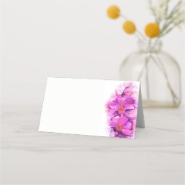 Gastgeber der Platzkarte Rosa Orchideenkunst
