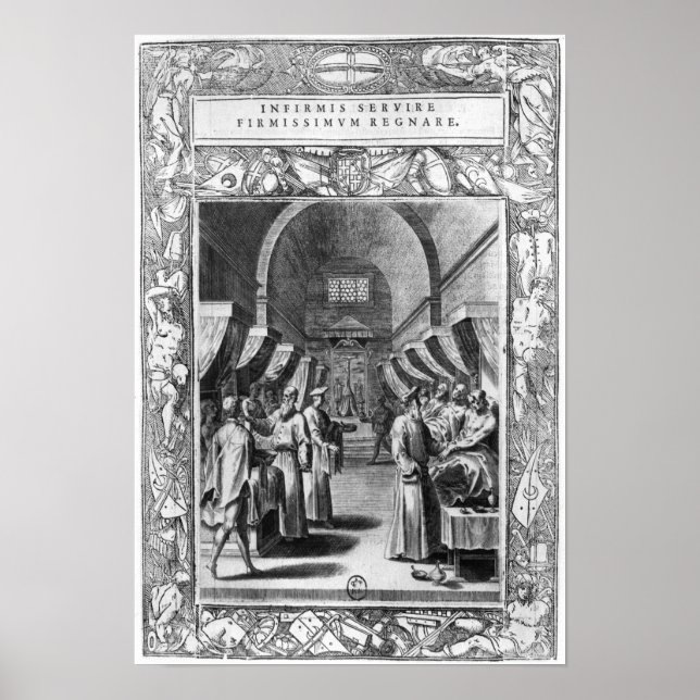 Gastgeber des Ordens des hl. Johannes Poster (Vorne)