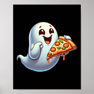 Gastgeber Essen Pizza Halloween Männer Frauen Kind Poster