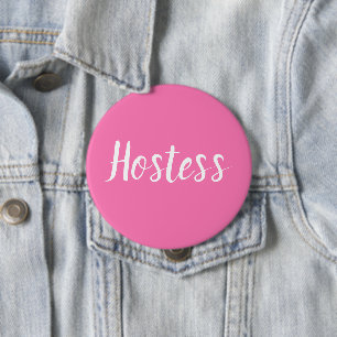 Gastgeberin Rosa Brautparty-Geschenke Hochzeiten K Button