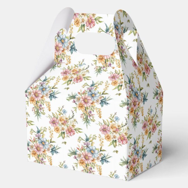 Gastgeschenk Box "Frühlingsflormütter" Geschenkschachtel (Vorderseite)