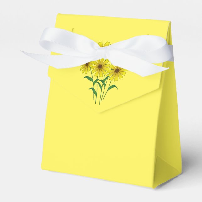 Gastgeschenk-Box für Sonnenblumen Geschenkschachtel (Vorderseite)