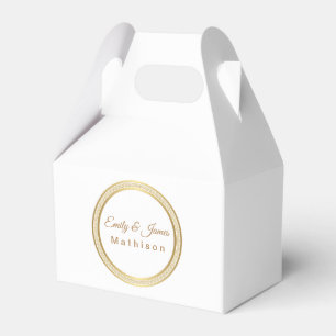 Gastgeschenk Box-Gold Eternale Circle Geschenkschachtel