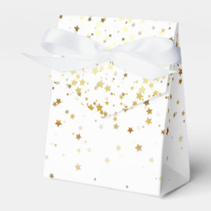 Gastgeschenk Box-Gold Stars Gefälligkeitsbox Geschenkschachtel