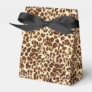 Gastgeschenk Box Leopard Print Geschenkschachtel
