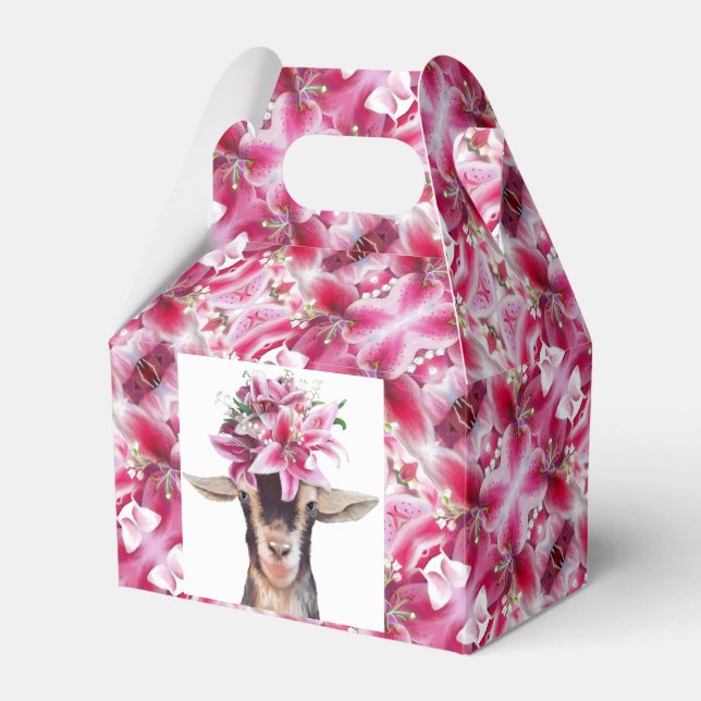Gastgeschenk Box (mehrere Stile) - Lilly the Goat Geschenkschachtel (Vorderseite)