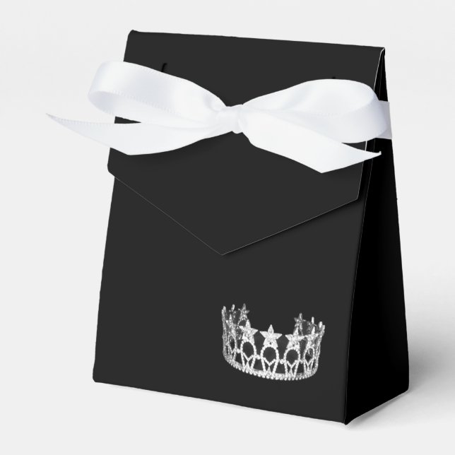 Gastgeschenk Box Pageant Crown Geschenkschachtel (Vorderseite)