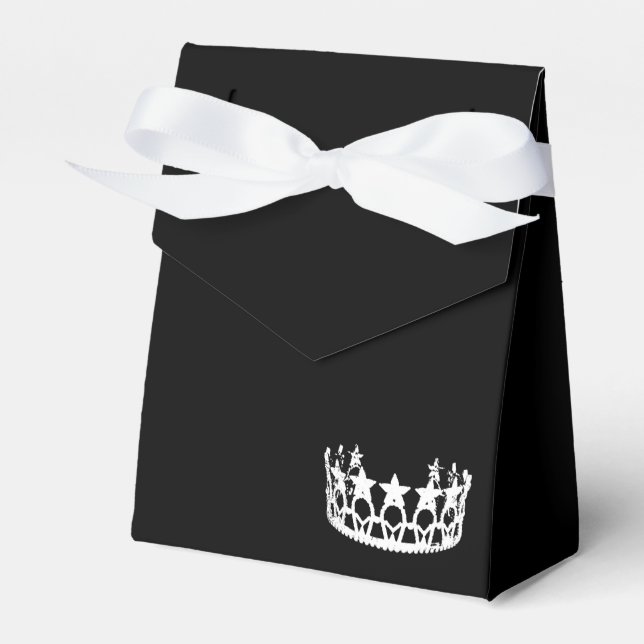 Gastgeschenk Box Pageant Crown Geschenkschachtel (Vorderseite)
