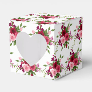 Gastgeschenk Box-Vintage Rose Geschenkschachtel