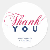 Gastgeschenk Danke, Sticker, Babydusche