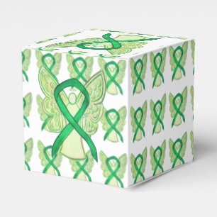 Gastgeschenk für das Green Awareness Ribbon Angel Geschenkschachtel