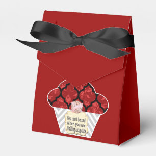 Gastgeschenk für Red Cupcake Quotes Geschenkschachtel