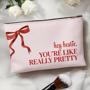 Gastgeschenk-Geschenk der Galentine, rosa Zubehörtasche