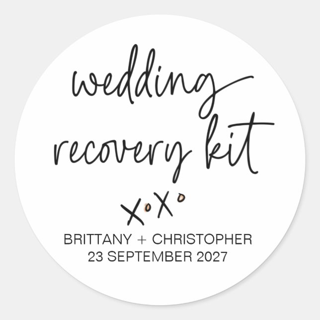 Gastgeschenk Hochzeit Aufkleber Empfang Favoriten  (Vorderseite)