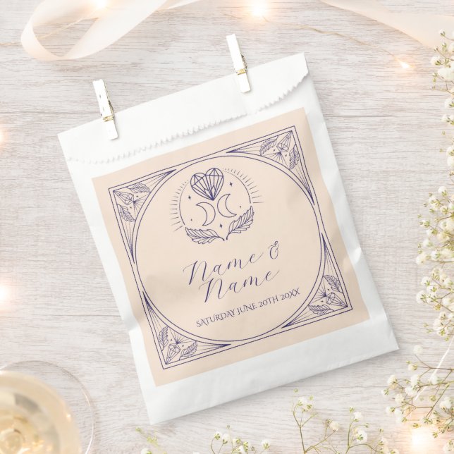 Gastgeschenk Hochzeit Bags Tarot Karten Herzmotiv Geschenktütchen (Ausgeschnitten)