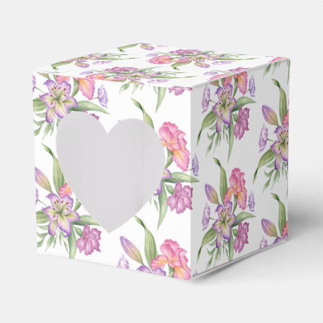 Gastgeschenk Hochzeit Box-Blume Gefälligkeitsbox Geschenkschachtel (Vorderseite)