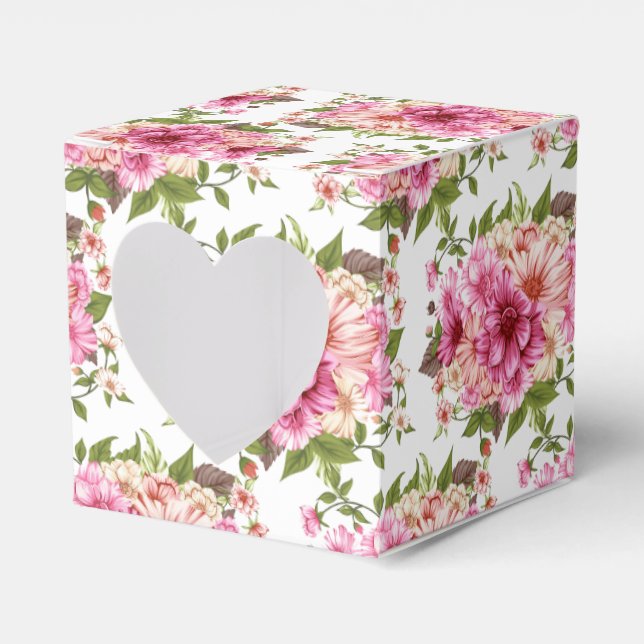 Gastgeschenk Hochzeit Box-Blume Gefälligkeitsbox Geschenkschachtel (Vorderseite)