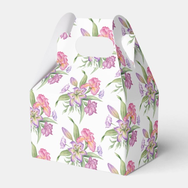 Gastgeschenk Hochzeit Box-Blume Gefälligkeitsbox Geschenkschachtel (Vorderseite)