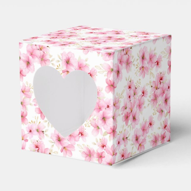 Gastgeschenk Hochzeit Box-Blume Gefälligkeitsbox Geschenkschachtel (Vorderseite)