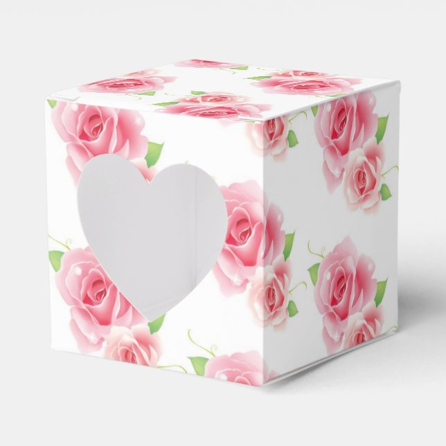 Gastgeschenk Hochzeit Box-Blume Gefälligkeitsbox Geschenkschachtel (Vorderseite)