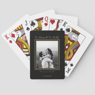 Gastgeschenk Hochzeit Card Game Benutzerdefinierte Spielkarten