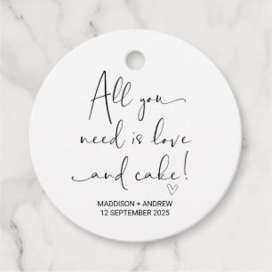 Gastgeschenk Hochzeit danke von Bride Groom Gefall Geschenkanhänger