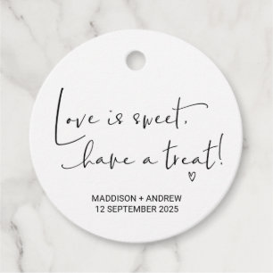 Gastgeschenk Hochzeit danke von Bride Groom Gefall Geschenkanhänger