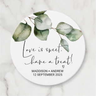 Gastgeschenk Hochzeit danke von Bride Groom Gefall Geschenkanhänger