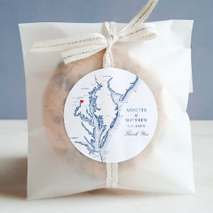 Gastgeschenk Hochzeit der Marine Washington DC Runder Aufkleber