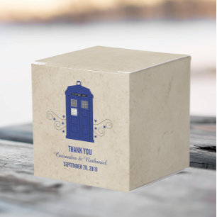 Gastgeschenk Hochzeit der Polizeiboxen v6 Geschenkschachtel