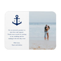 Gastgeschenk Hochzeit des Nautic Anchor Monogram F