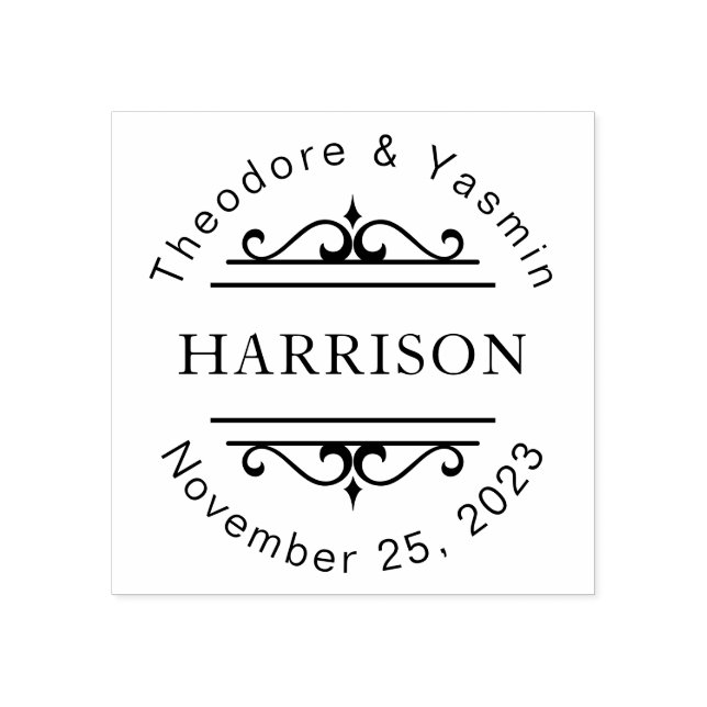 Gastgeschenk Hochzeit für dekorative Paare Gummistempel (Prägung)