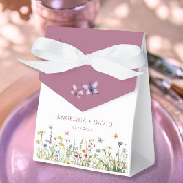 Gastgeschenk Hochzeit für die blindfarbene Wildblu Geschenkschachtel