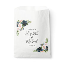 Gastgeschenk Hochzeit für Navy und Blush Pink